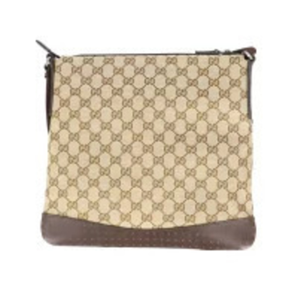 Gucci messenger bag GG beige Crossbody Canvas brown Tan Brown